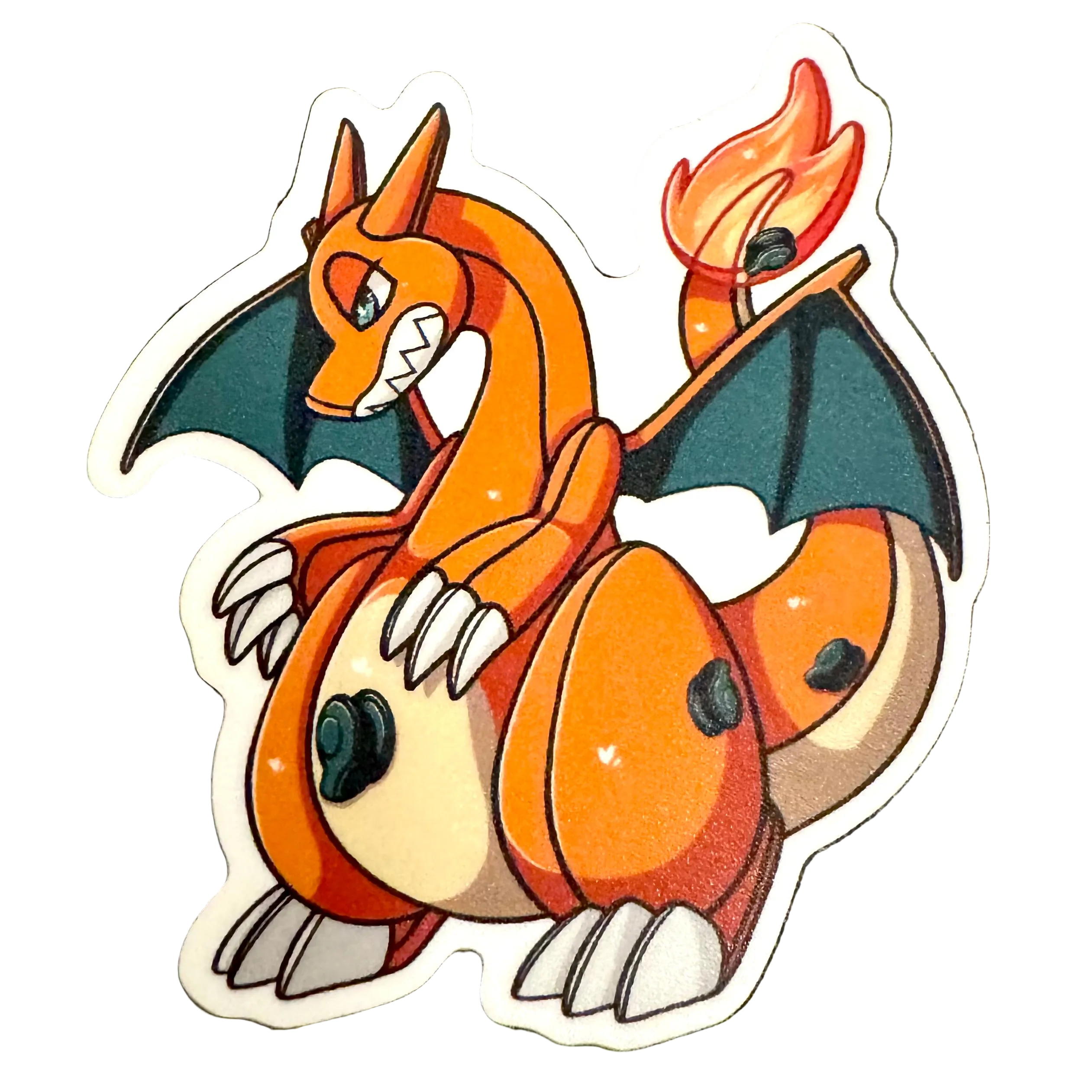 Pool Toy Charizard Regular or Shiny Vinyl Sticker