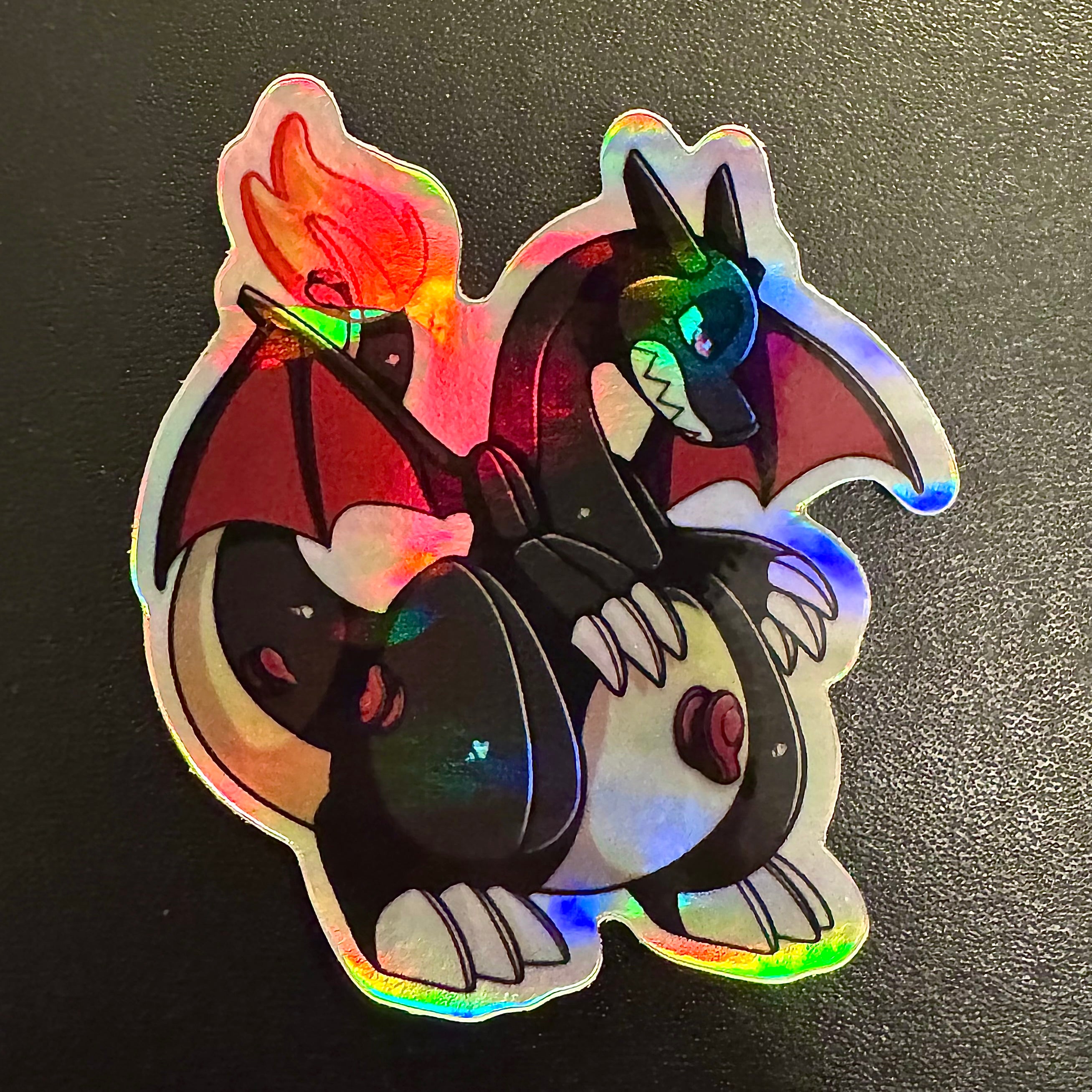 Pool Toy Charizard Regular or Shiny Vinyl Sticker