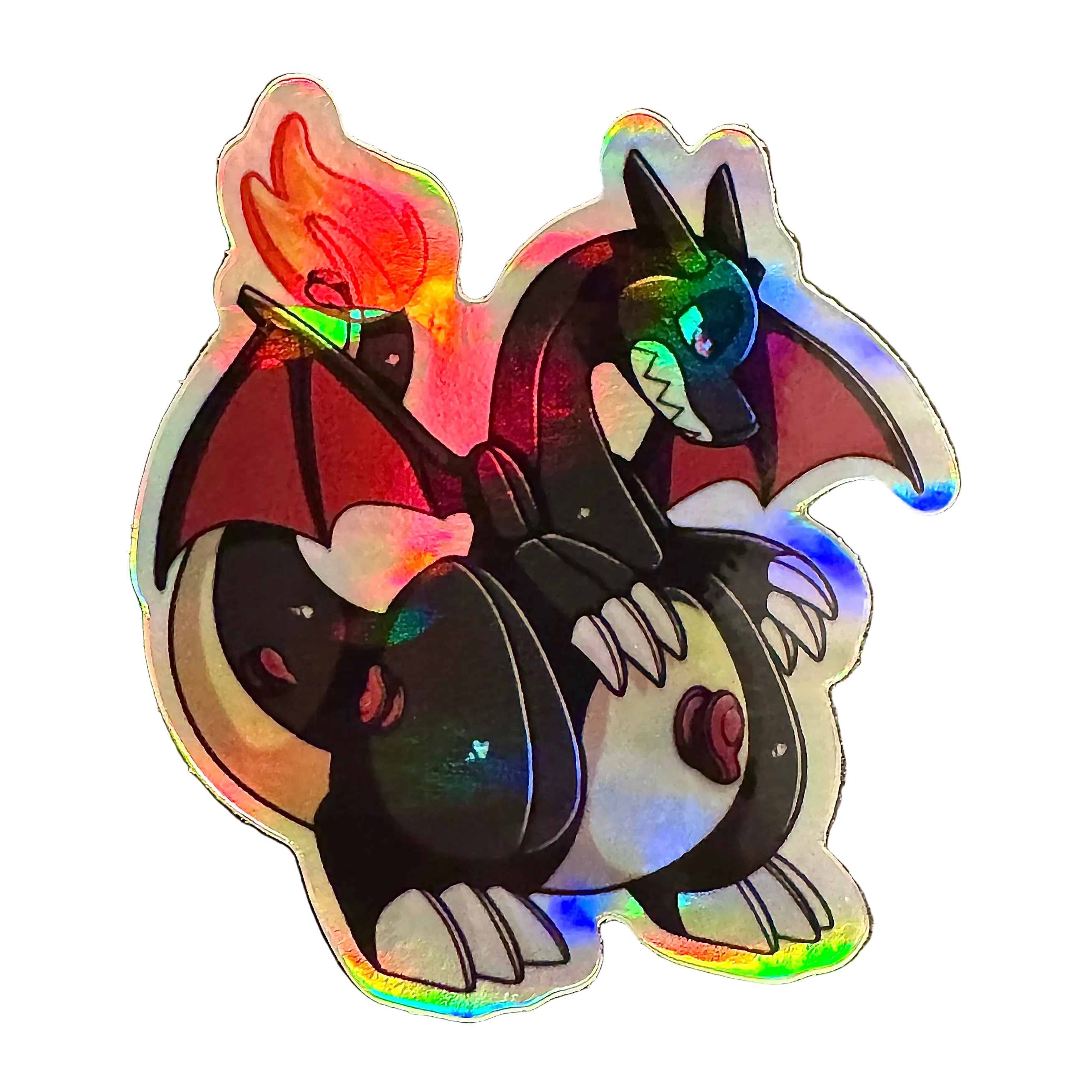 Pool Toy Charizard Regular or Shiny Vinyl Sticker