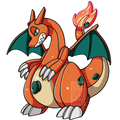 Pool Toy Charizard Regular or Shiny Vinyl Sticker