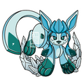 Pool Toy Glaceon Regular or Shiny Vinyl Sticker