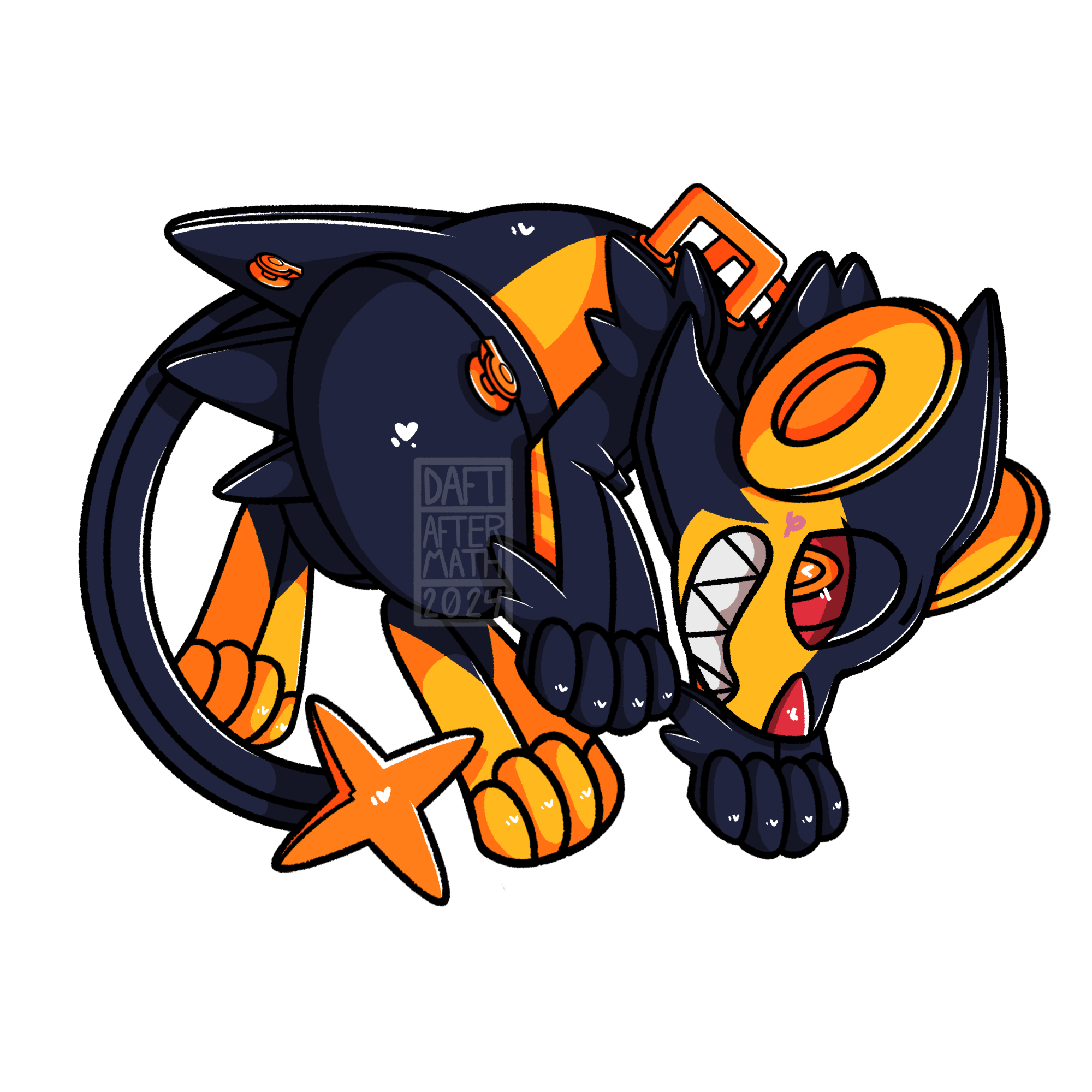Pool Toy Luxray Regular or Shiny Vinyl Sticker