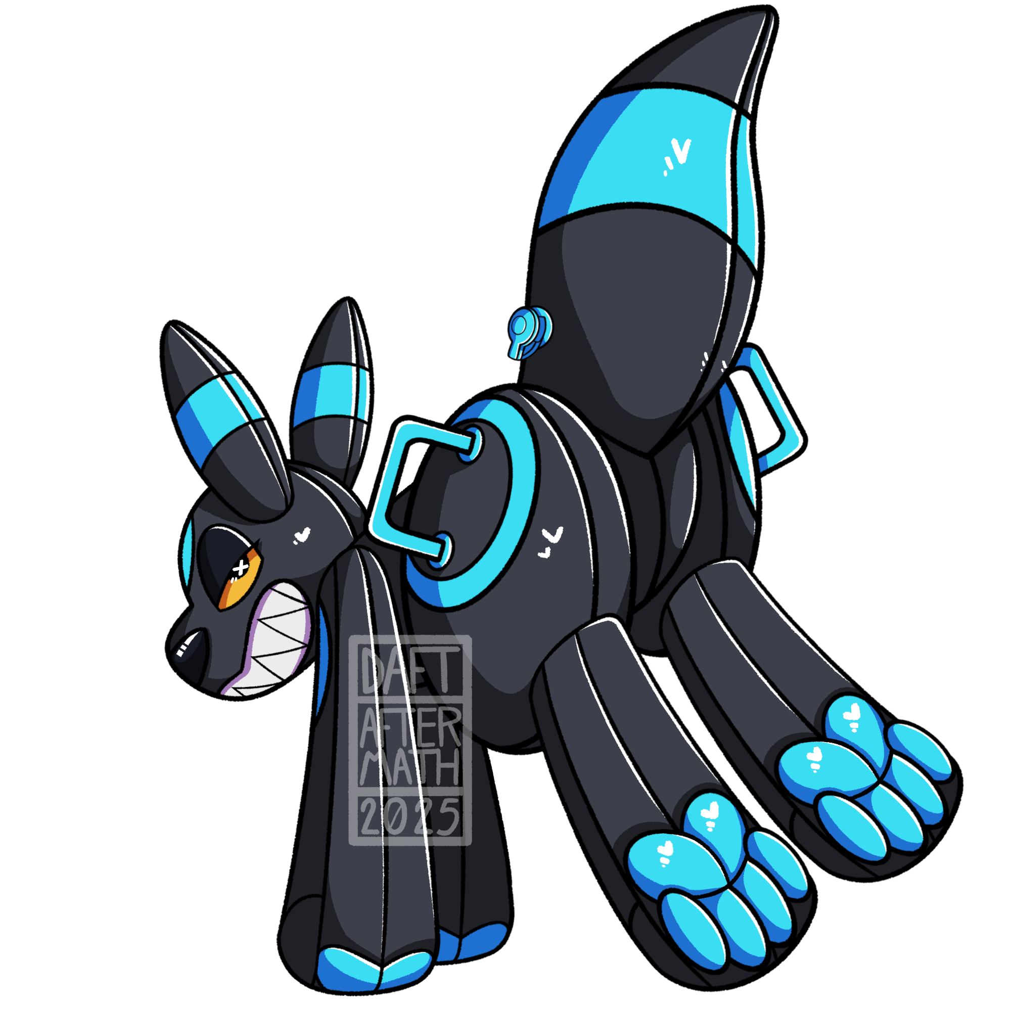 Pool Toy Umbreon Regular or Shiny Vinyl Sticker
