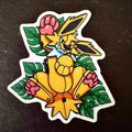 Pool Toy Jolteon Regular or Shiny Vinyl Sticker
