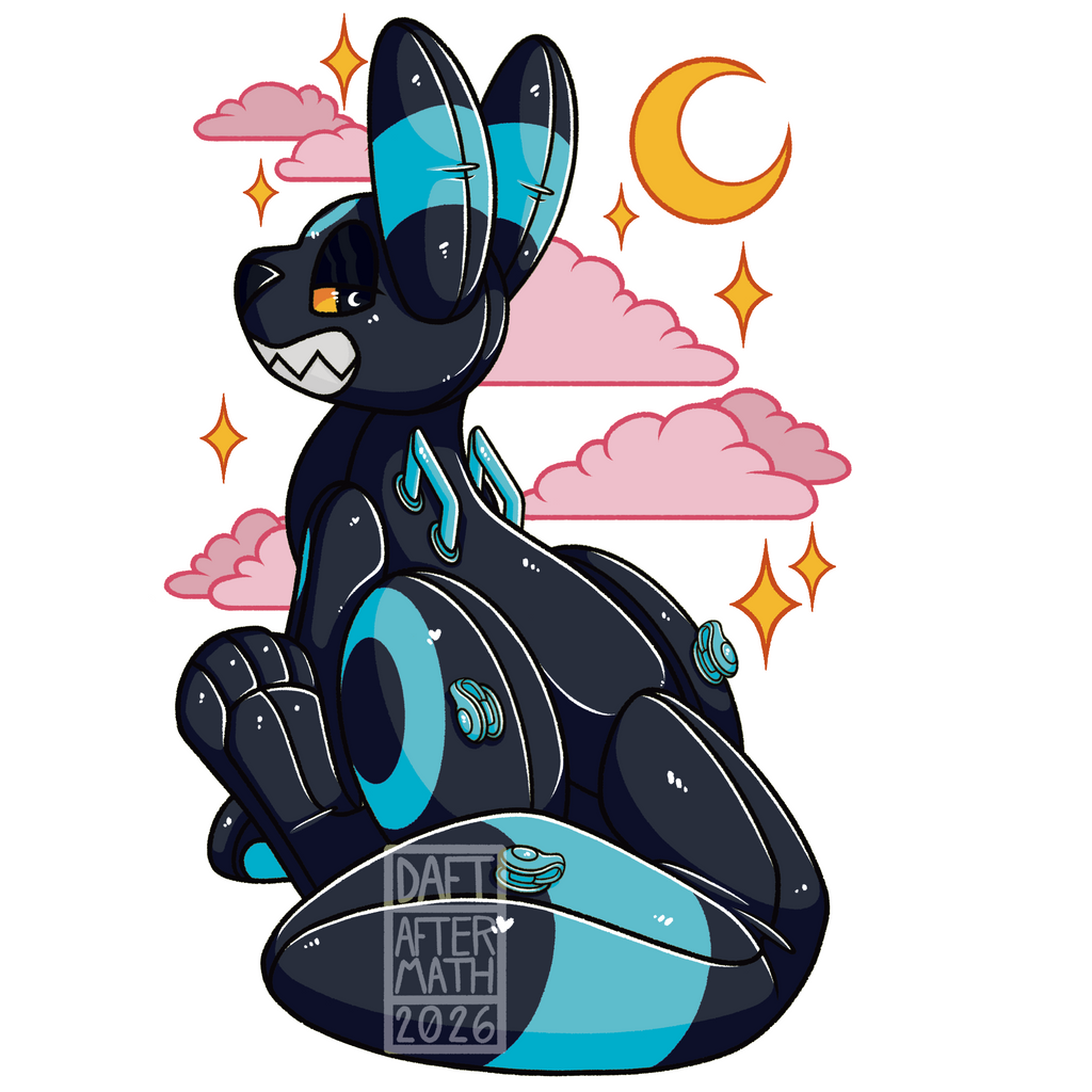 Pool Toy Moonbreon Umbreon Regular or Shiny Vinyl Sticker