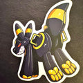 Pool Toy Umbreon Regular or Shiny Vinyl Sticker