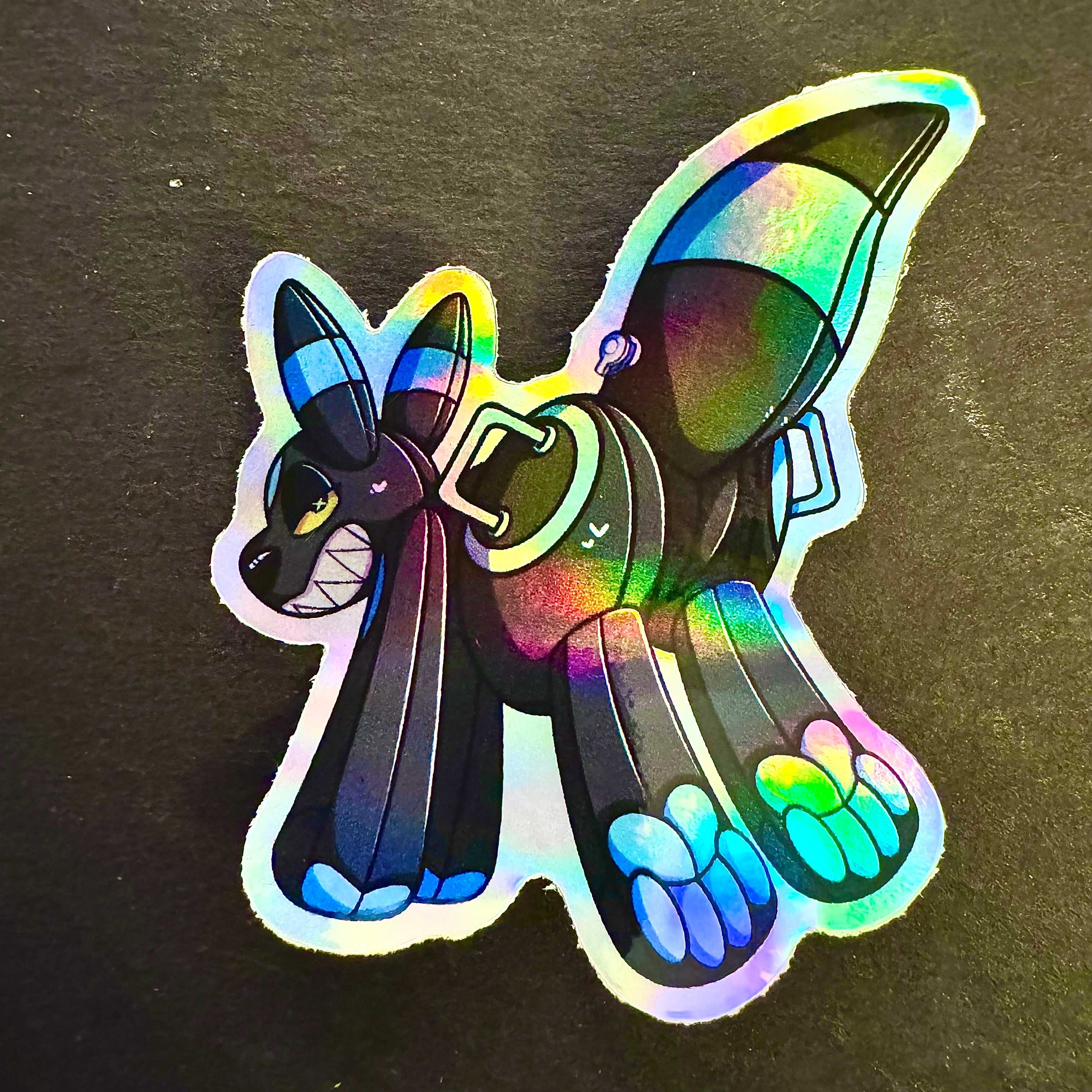 Pool Toy Umbreon Regular or Shiny Vinyl Sticker