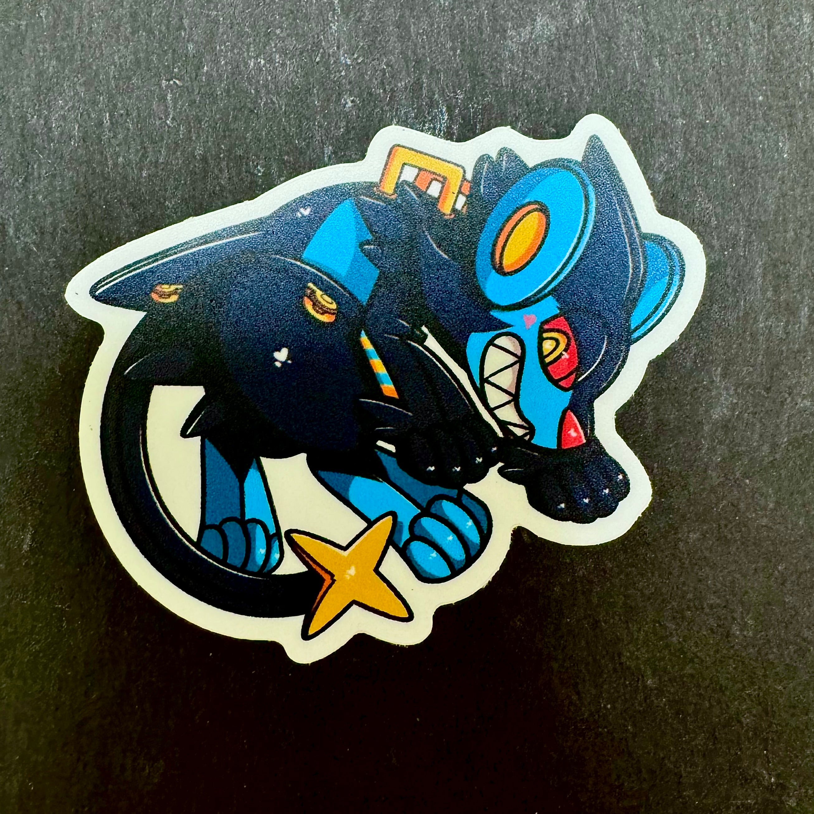 Pool Toy Luxray Regular or Shiny Vinyl Sticker