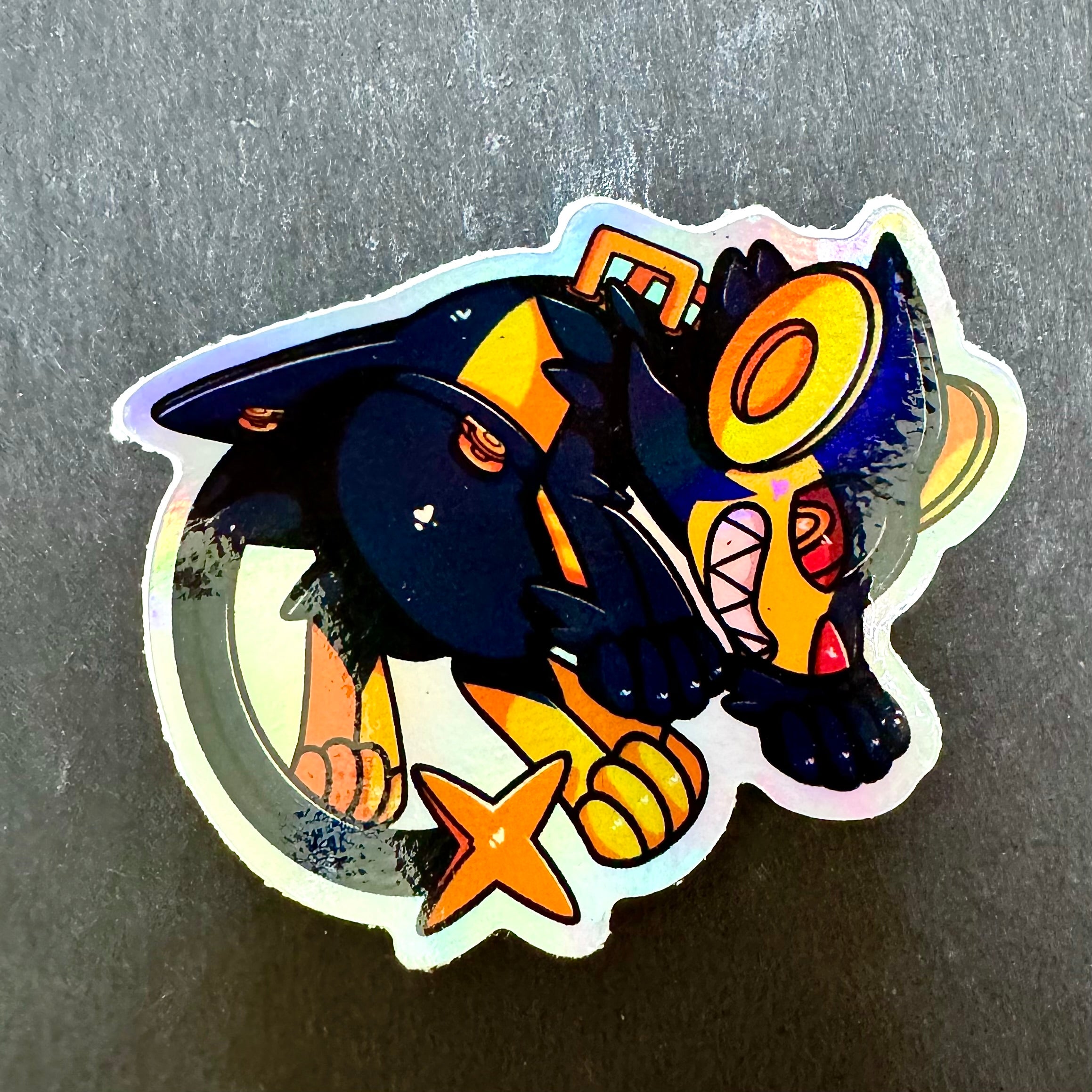 Pool Toy Luxray Regular or Shiny Vinyl Sticker