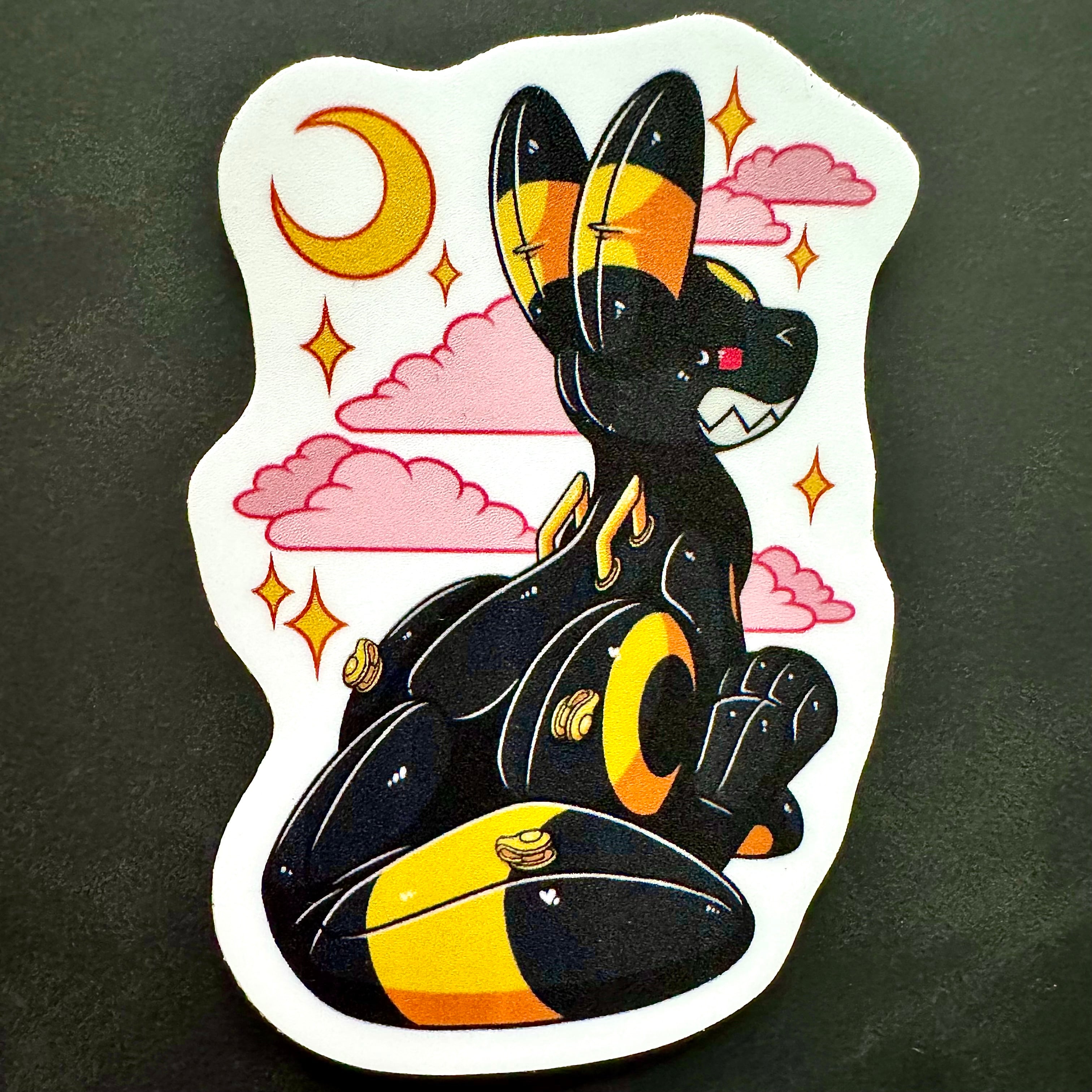 Pool Toy Moonbreon Umbreon Regular or Shiny Vinyl Sticker