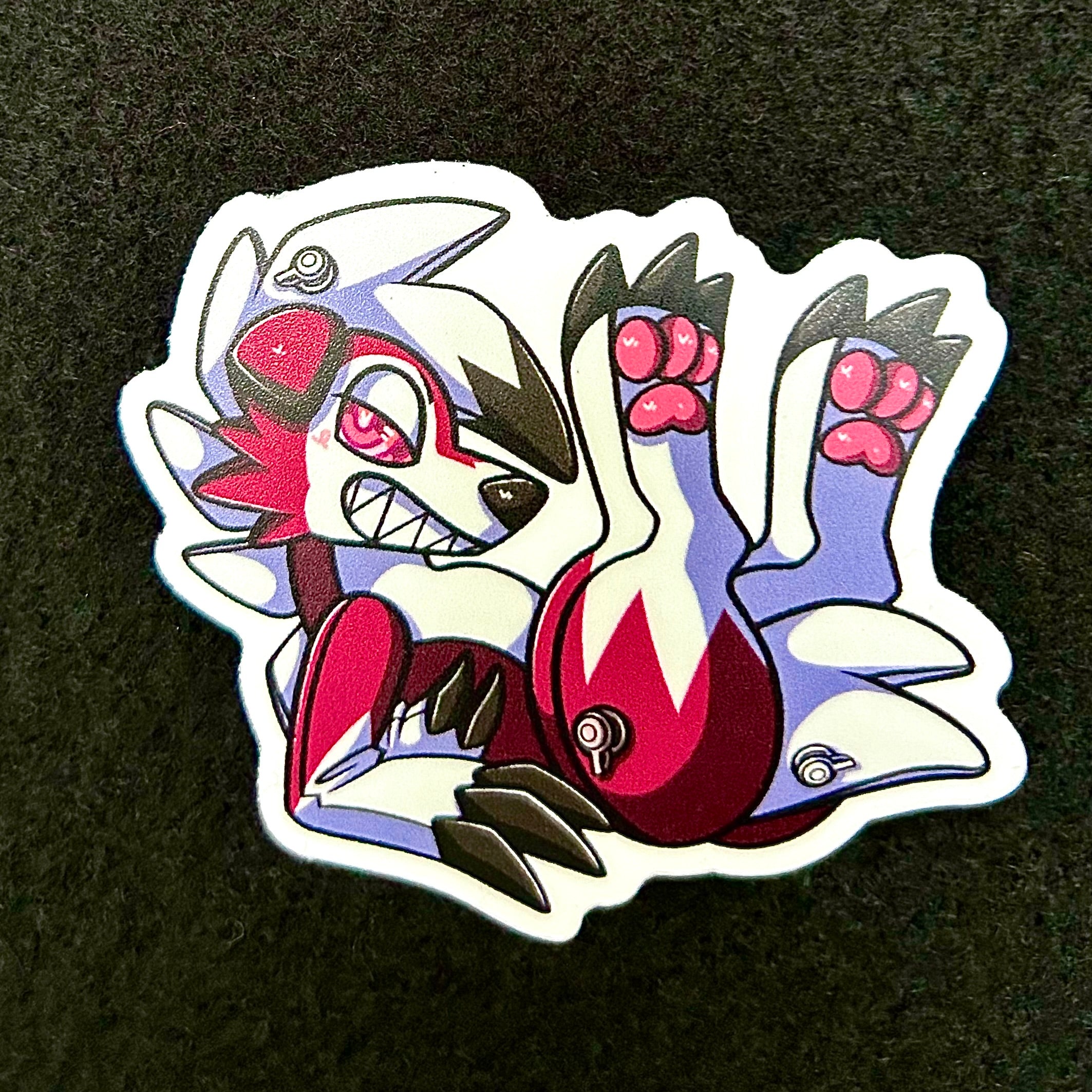 Pool Toy Midnight Lycanroc Regular or Shiny Vinyl Sticker