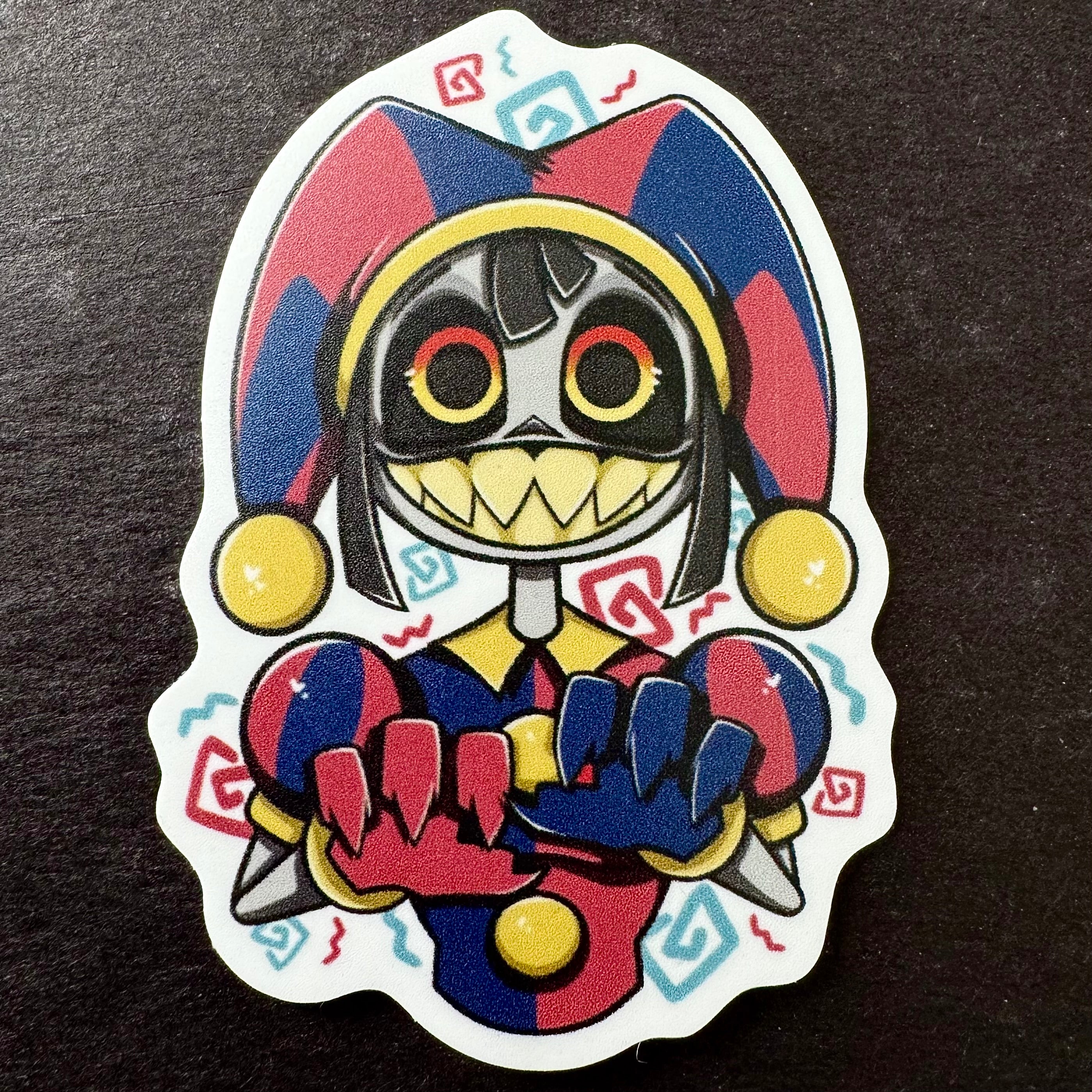 Digital Circus Pomni or Possessed Pomni Vinyl Sticker
